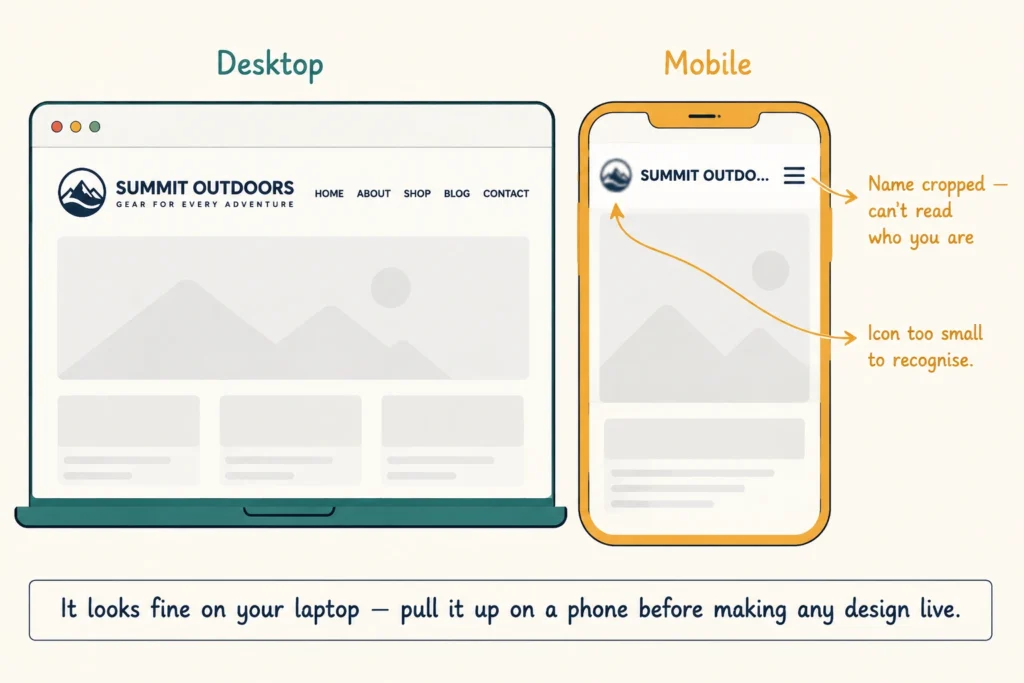Screen Size Changes How Your Logo Actually Looks
