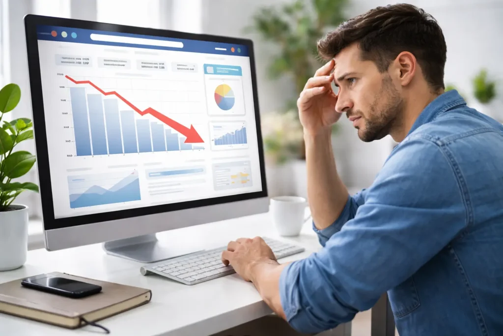 Visitors leaving because of poor design