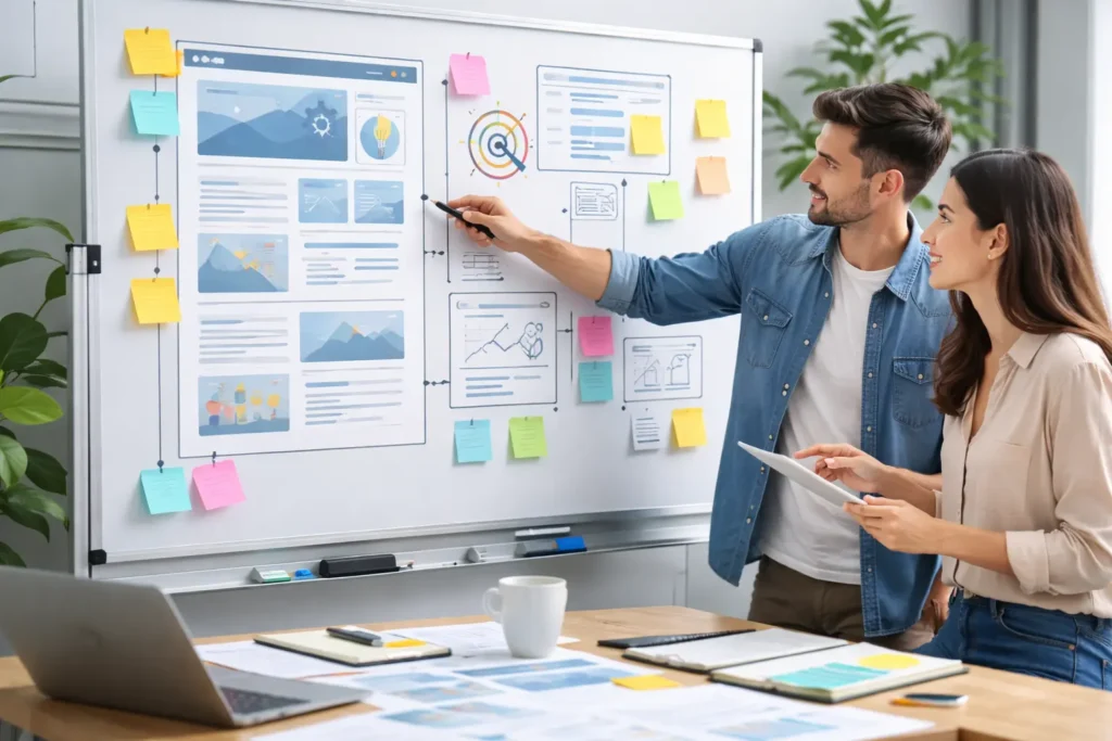 Website owners planning their marketing strategy