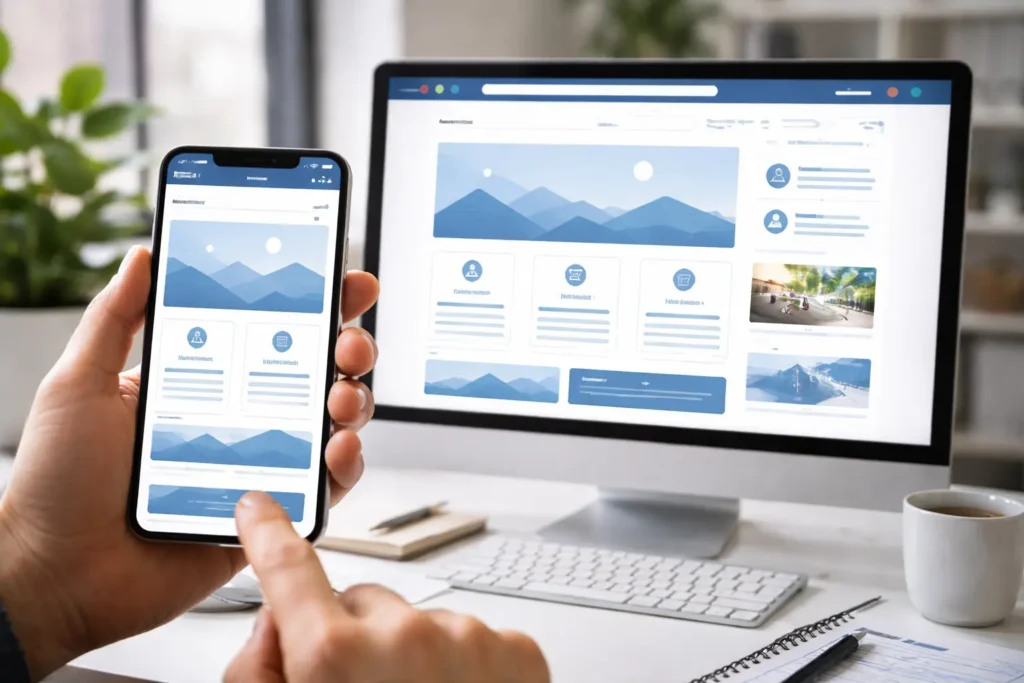 quality check of website performance on mobile