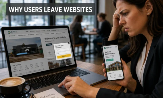 why users leave websites