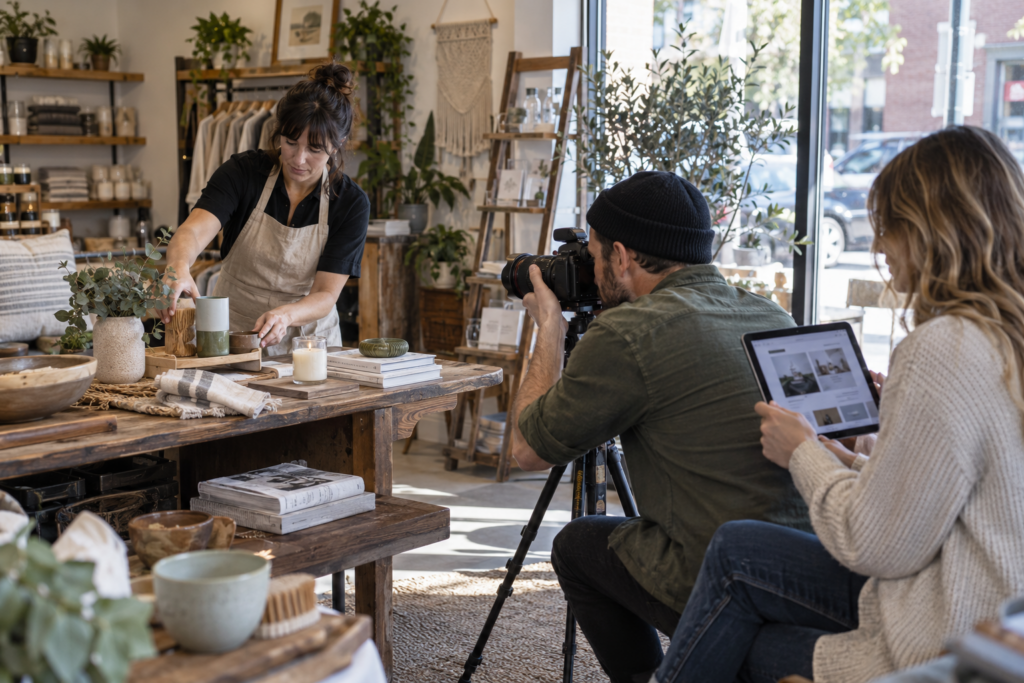 Business creates authentic imagery for redesigned website