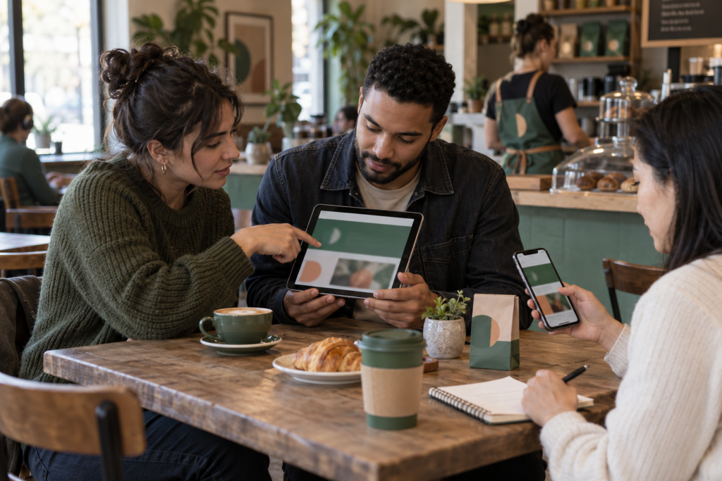 Customers test brand recognition across redesigned website